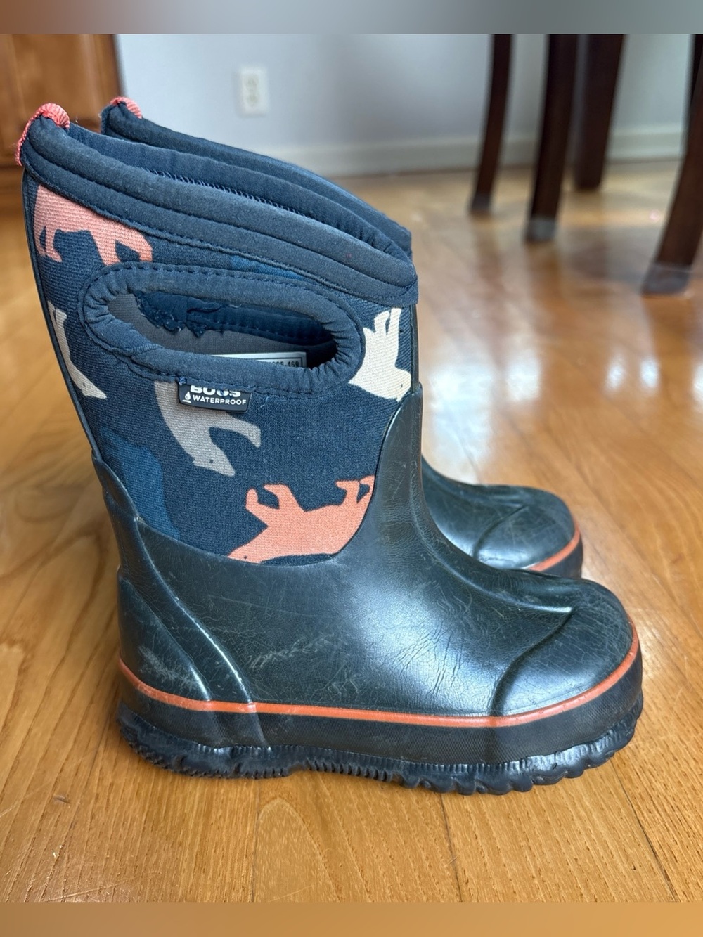 Bogs Classic Snow Boots Polar Bear Neoprene Waterproof Muck Toddler Boys Size 7